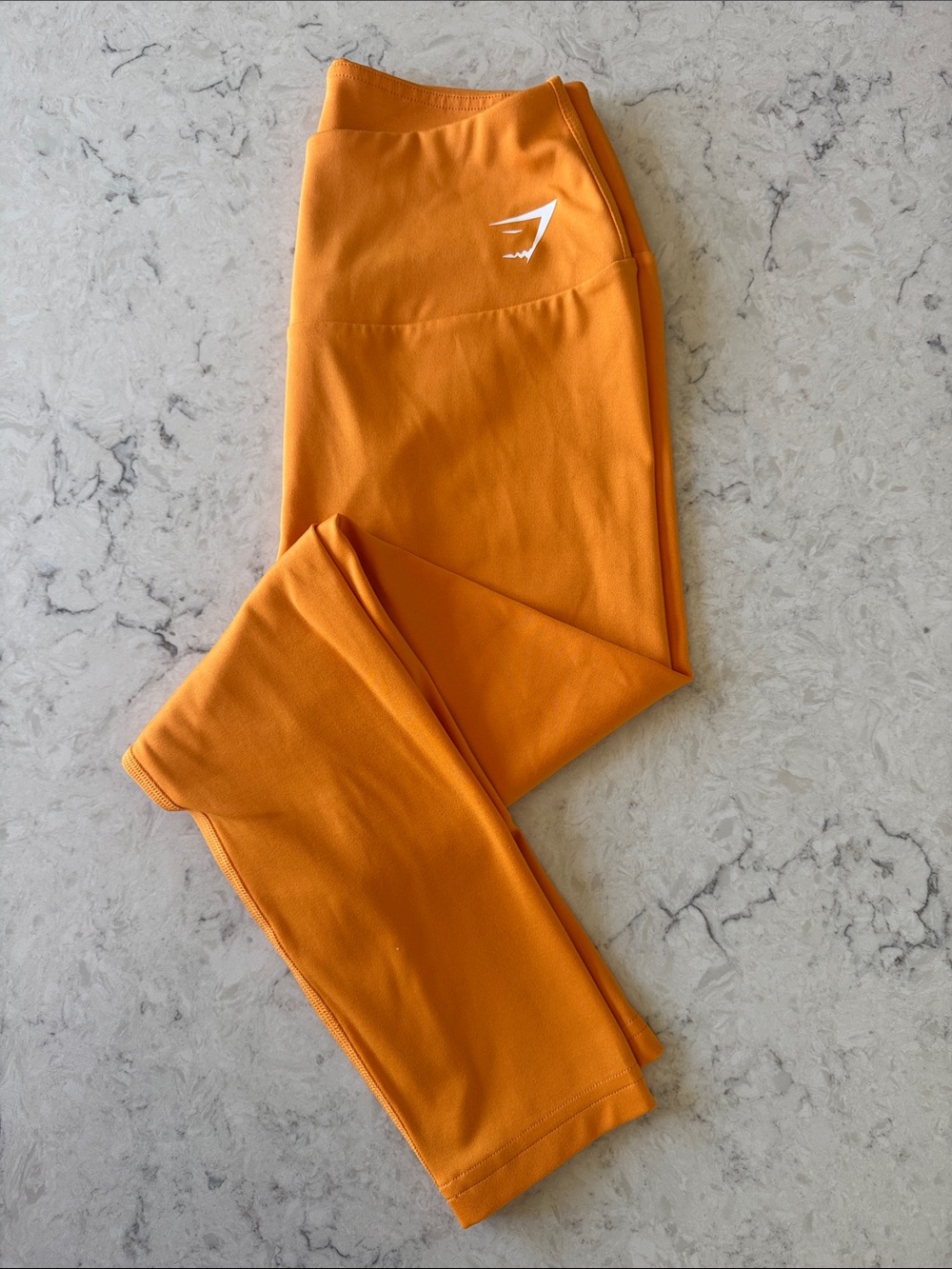 Gymshark Women’s Orange High-Waist Leggings Size S